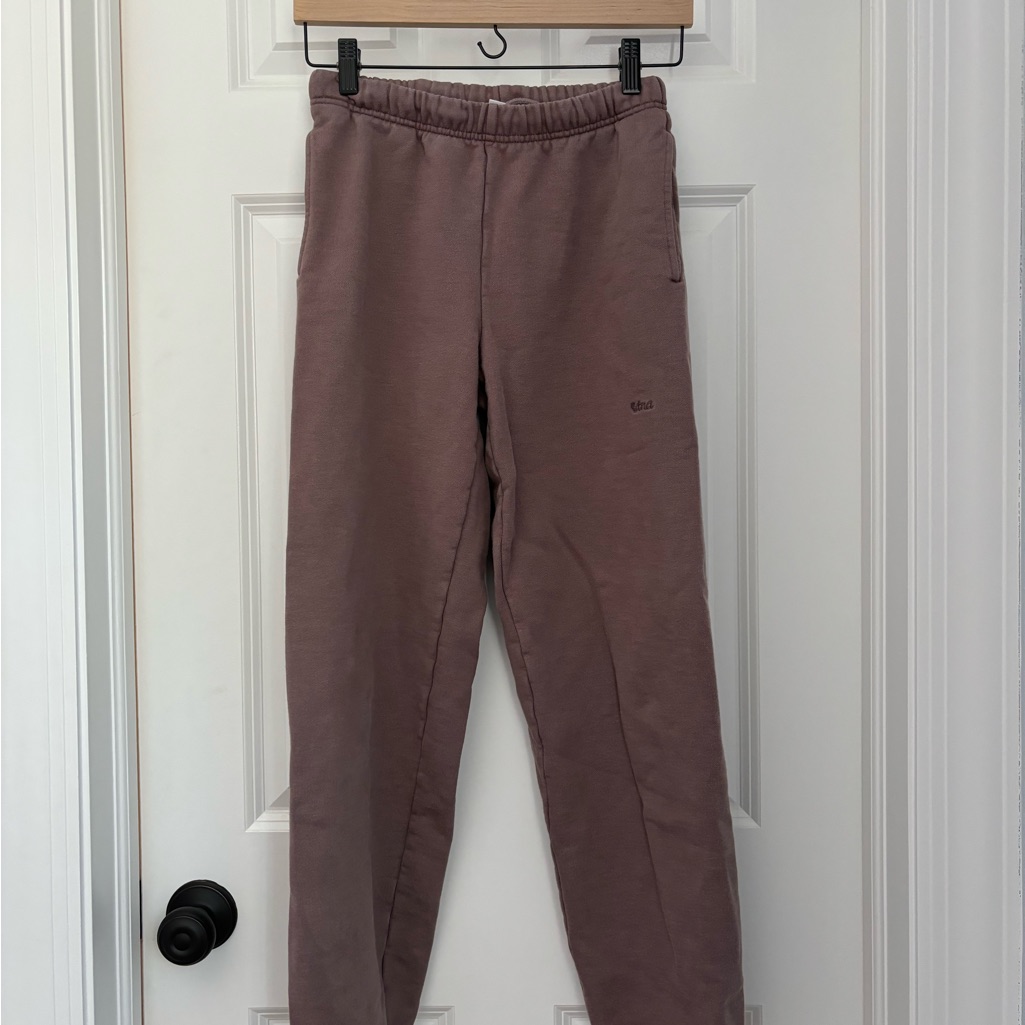 X Small, Brown (Puce) Aritzia Tna Jogger Style Sweatpants,